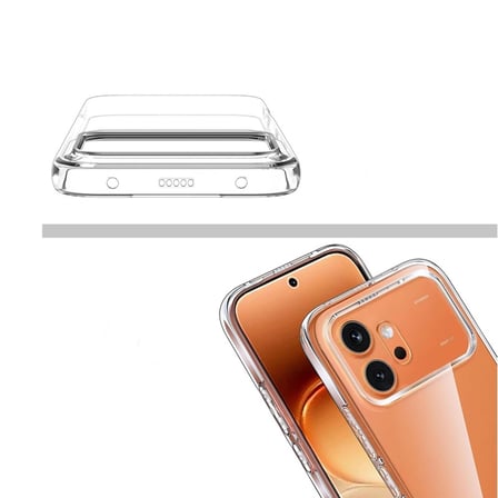 Gpack Honor 600 Kılıf Silikon Şeffaf + Ekran Koruyucu