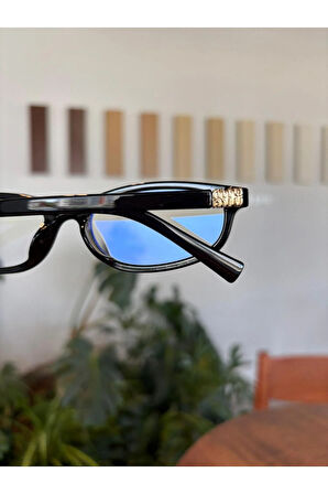 Miux mu Metal Aksesuarlı Güneş Gözlüğü Miux Şık unisex Model Uv400 Koruma