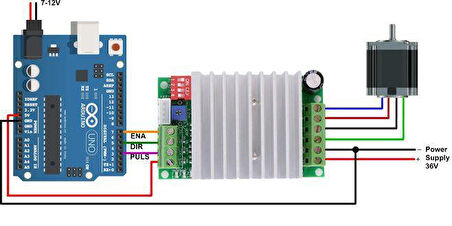 Tb6600 4.5A Step Motor Sürücü V1.2
