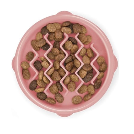 Outward Hound Fun Feeder Wave Yavaş Yeme Mama Kabı Small - Pembe
