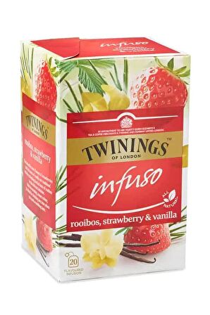 Twinings İnfuso Rooibos, Strawberry & Vanilla