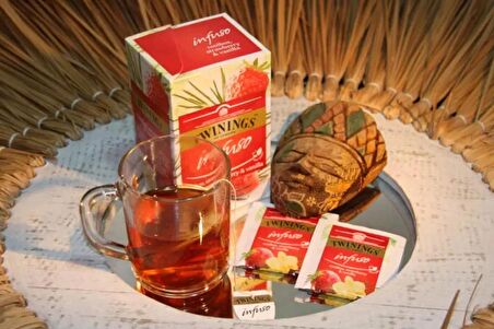 Twinings İnfuso Rooibos, Strawberry & Vanilla