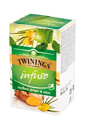 Twinings İnfuso Rooibos, Ginger, Mint