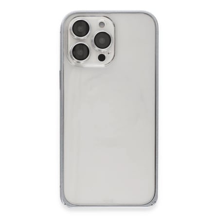 Joko Apple iPhone 15 Pro Max Metal Bumper Mat Kapak - Gri