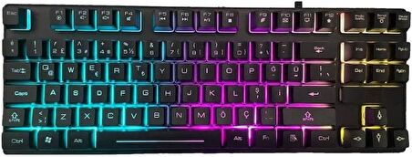 Dexim DKA006 RGB Işıklı Gaming Oyuncu TKL Klavye