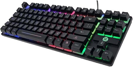 Dexim DKA006 RGB Işıklı Gaming Oyuncu TKL Klavye