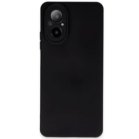 Realme 12 Lite Kılıf Nano içi Kadife Silikon - Siyah