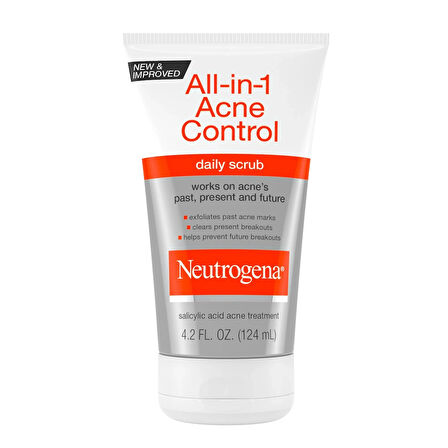 Neutrogena All-in-1 Akne Control Günlük Peeling 124 ML