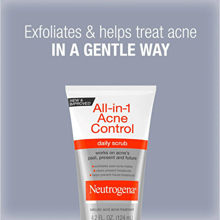 Neutrogena All-in-1 Akne Control Günlük Peeling 124 ML