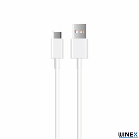 Winex Samsung Galaxy M10S 3A 45W UsbA to Type-C 3Metre Data ve Hızlı Şarj Kablosu