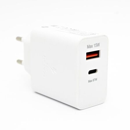 Winex USB 67 Watt Hızlı Şarj Aleti Beyaz