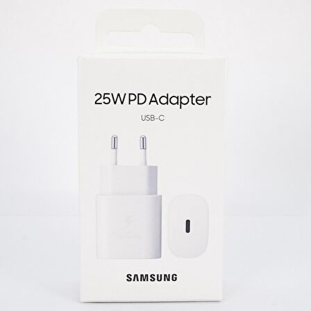 Samsung Type-C 25 Watt Hızlı Şarj Aleti Beyaz