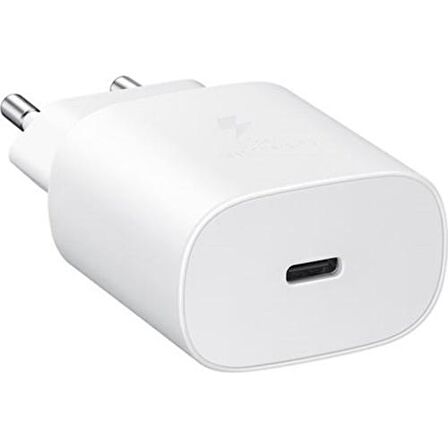 Samsung Type-C 25 Watt Hızlı Şarj Aleti Beyaz