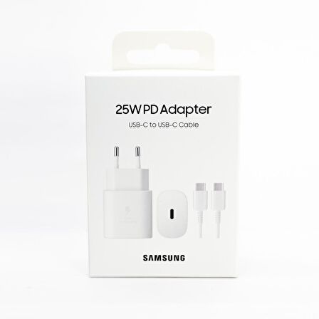 Samsung Type-C 25 Watt Hızlı Şarj Aleti Beyaz