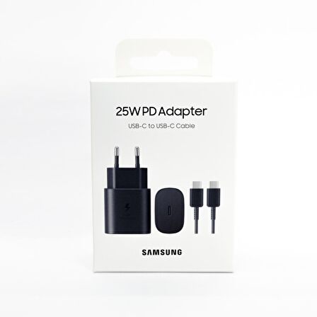 Samsung Type-C 25 Watt Hızlı Şarj Aleti Siyah