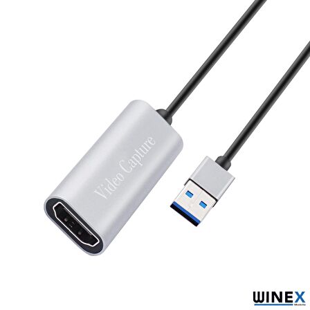 Winex UsbA to Hdmı Video Capture Video Kayıt Ekran Aktarma