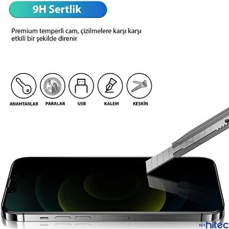 ScHitec Xiaomi Mi 10 Lite HD Premium 9H Hayalet Seramik Ekran Koruyucu