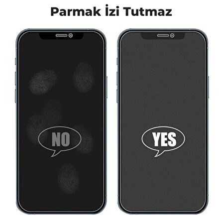 ScHitec 3 Adet İphone 8 SE HD Premium 9H Mat Seramik Ekran Koruyucu Beyaz