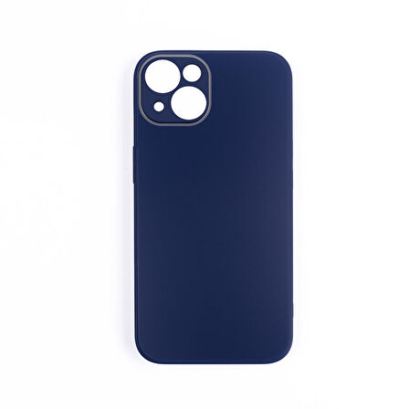 ScHitec Deluxe İphone 14 Mat Kılıf Lacivert