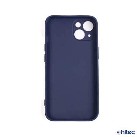 ScHitec Deluxe İphone 14 Mat Kılıf Lacivert