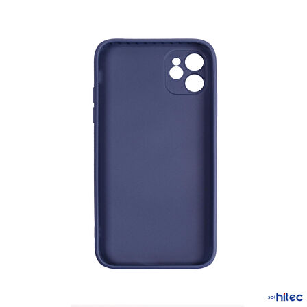 ScHitec Deluxe İphone 11 Mat Kılıf Lacivert