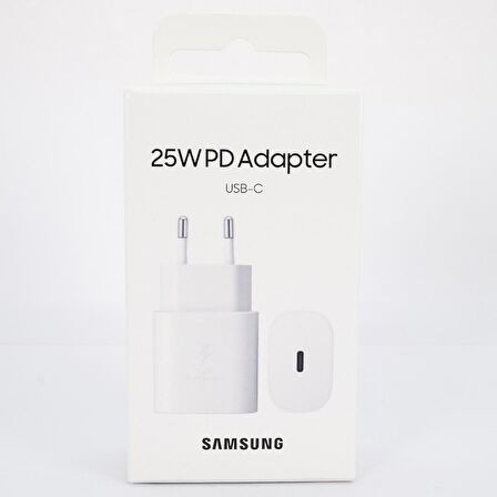 Samsung Type-C 25 Watt Hızlı Şarj Aleti Beyaz