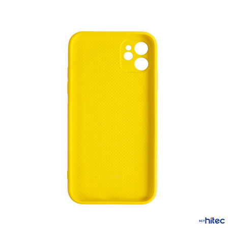ScHitec Deluxe İphone 12 Mat Kılıf Sarı