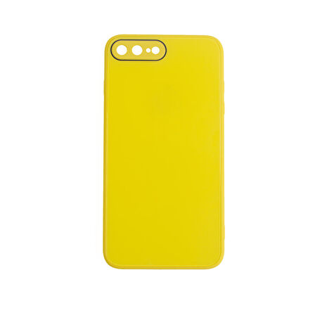 ScHitec Deluxe İphone 7 Plus Mat Kılıf Sarı