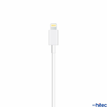 ScHitec X74 UsbA to İphone Lightning 2Metre Data ve Hızlı Şarj Kablosu Beyaz