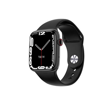 Winex Watch 7 Series FullSecreen NO1 Android İos Uyumlu Akıllı Saat Siyah