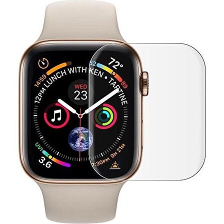 Apple Watch Uyumlu Series 8 Ön Darbe Emici Ekran Koruyucu Nano Cam (4 Adet) 