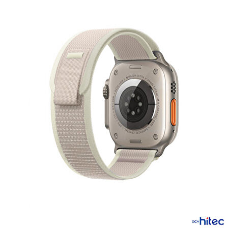 ScHitec 42-44mm Yeni Nesil Apple Uyumlu Akıllı Saat Kordonu Hasır Gri