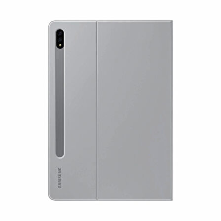 Samsung Galaxy Tab S7 Antimikrobiyal Kaplamalı Kapaklı Kılıf Uzay Gri Samsung Türkiye Garantili