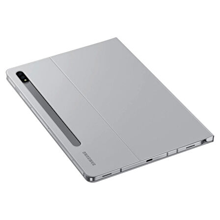 Samsung Galaxy Tab S7 5G Antimikrobiyal Kaplamalı Kapaklı Kılıf Uzay Gri Samsung Türkiye Garantili