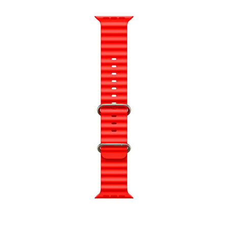 Winex 42-49mm Yeni Nesil Apple Uyumlu Akıllı Saat Kordonu Silikon Kırmızı