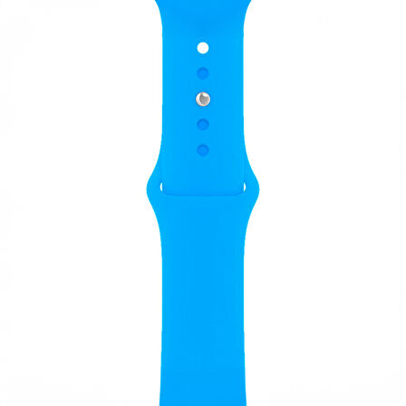 ScHitec 42-49mm Yeni Nesil Apple Uyumlu Akıllı Saat Kordonu Silikon Mavi