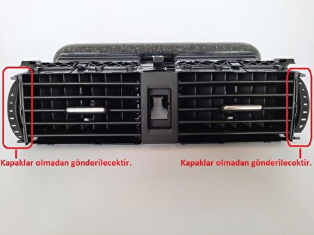 Jetta (2011 -- 2014) Uyumlu Ön Orta Havalandırma Izgarası, Yönlendirme Klipsli