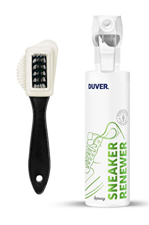 Duver 200 ml Süet ve Nubuk Ayakkabı Yenileyici Sprey Ve Nubuk Fırça