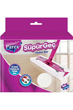Süpürgeç Yedek 30'lu Islak Bez Ve Yedek 20'li Kuru Bez - Kullan At