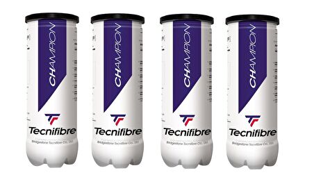 Tecnifibre Champion 3'lü 4 Kutu Tenis Topu