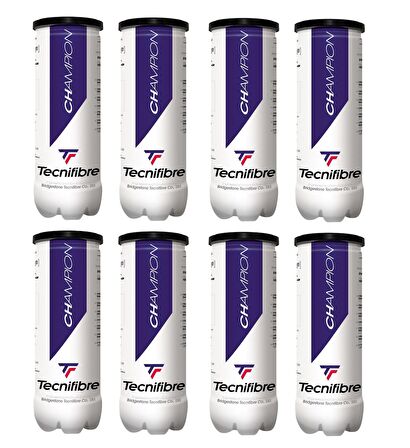 Tecnifibre Champion 3'lü 8 Kutu Tenis Topu