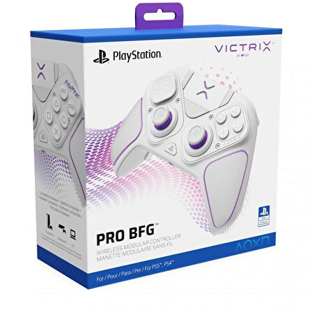 Victrix Pro Bfg Kontroller Kablosuz Lisanslı Controller Beyaz PS5/PS4/PC ( ithalatçı garantili )