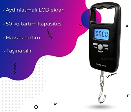 Desis KFS-T1 Askı Terazi (50KG / 10GR)