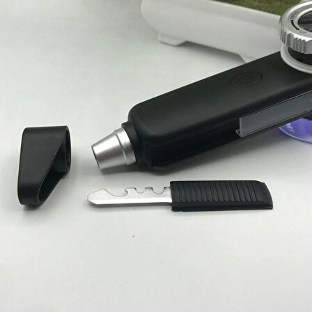 Texta TH-8019 30X Ayarlanabilir Çoklu Işıklı USB Şarjlı El Büyüteci