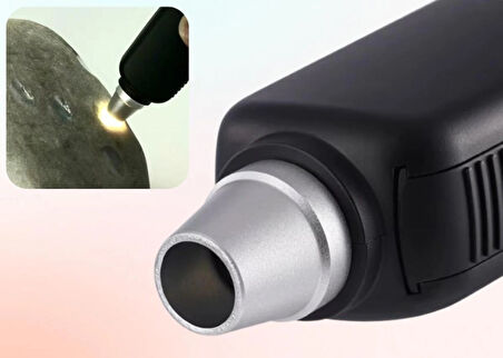 Texta TH-8019 30X Ayarlanabilir Çoklu Işıklı USB Şarjlı El Büyüteci