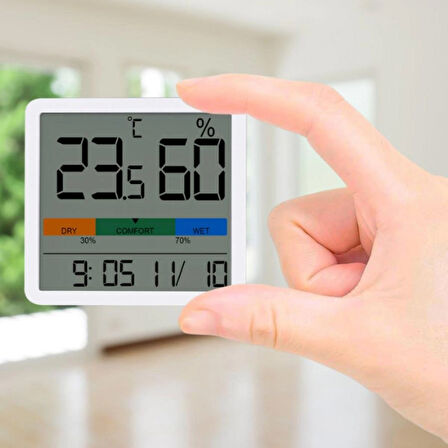 Loyka VGW 23 Kalibrasyon Menülü Sıcaklık Nem ve Saat Göstergesi