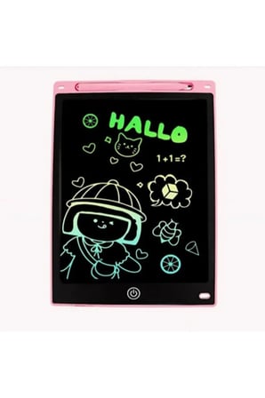 5 Adet 12 İ̇Nç Lcd Renkli Yazı Çizim Tableti – Tek Tuşla Silme, Taşınabilir Not Ve Çizim Tableti, Drawing Tablet