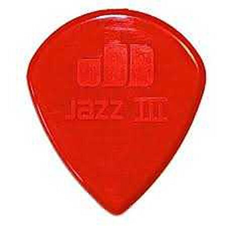 Jim Dunlop Jazz III Nylon Red Pena