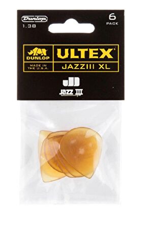 Jim Dunlop 427PXL1.38 Ultex Jazz III Gitar Pena 6Adet Guitar Picks