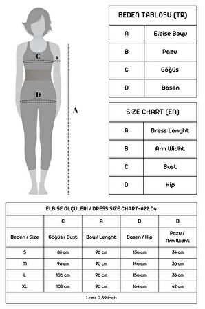 Pazen Siyah Çıtır Desen Kısa Elbise